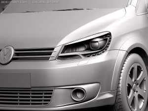 Volkswagen Cross Touran Model 3D