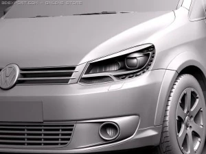 Volkswagen Cross Touran 3D Model