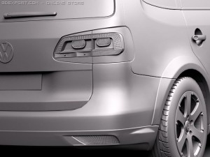 Volkswagen Cross Touran Model 3D