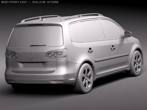 Volkswagen Cross Touran Model 3D