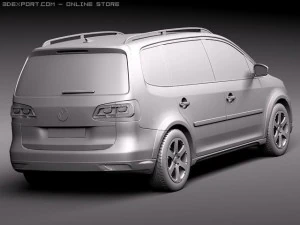 Volkswagen Cross Touran 3D Model