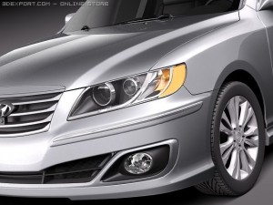Hyundai Azera 3Dモデル
