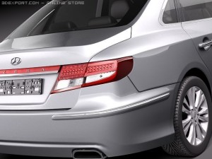 Hyundai Azera 3Dモデル