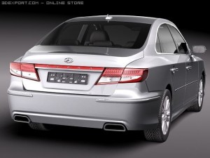 Hyundai Azera 3Dモデル