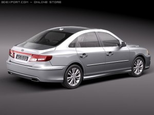 Hyundai Azera 3Dモデル