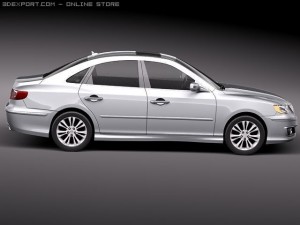 Hyundai Azera 3Dモデル
