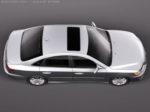 Hyundai Azera 3Dモデル
