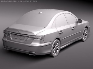 Hyundai Azera 3Dモデル