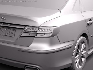 Hyundai Azera 3Dモデル