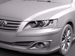 Hyundai Azera 3Dモデル