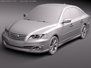 Hyundai Azera 3Dモデル
