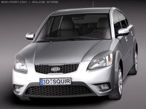 Kia Rio Sedan 3D Model