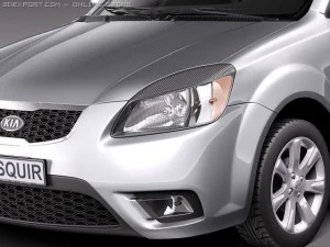 Kia Rio Sedan 3D Model
