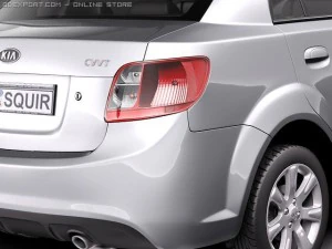 Kia Rio Sedan 3D Model