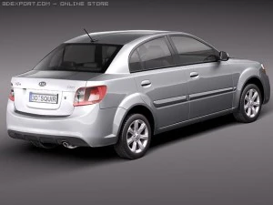 Kia Rio Sedan 3D Model