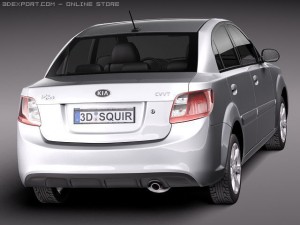 Kia Rio Sedan 3D Model