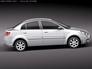 Kia Rio Sedan 3D Model