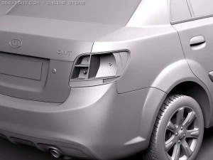 Kia Rio Sedan 3D Model