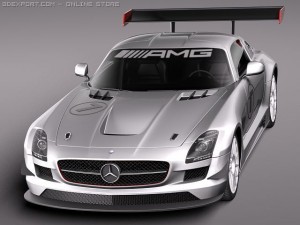 Mercedes-Benz SLS AMG GT3 3D Model