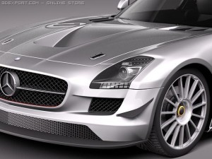 Mercedes-Benz SLS AMG GT3 3D Model