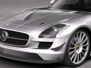 Mercedes-Benz SLS AMG GT3 3D Model
