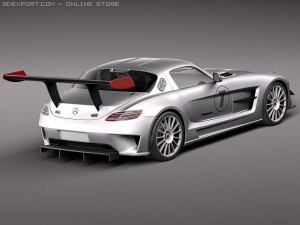 Mercedes-Benz SLS AMG GT3 3D Model