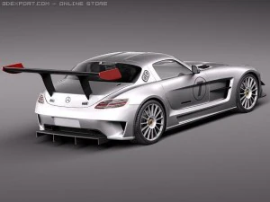 Mercedes-Benz SLS AMG GT3 3D Model
