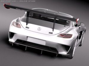 Mercedes-Benz SLS AMG GT3 3D Model