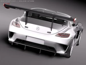 Mercedes-Benz SLS AMG GT3 3D Model