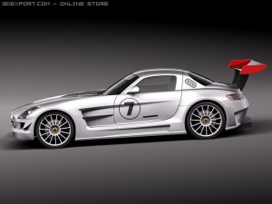 Mercedes-Benz SLS AMG GT3 3D Model