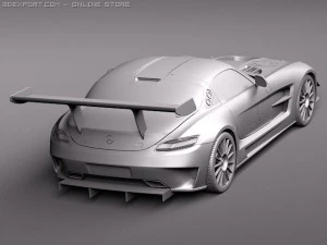 Mercedes-Benz SLS AMG GT3 3D Model