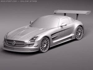 Mercedes-Benz SLS AMG GT3 3D Model