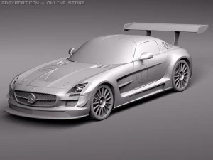 Mercedes-Benz SLS AMG GT3 3D Model