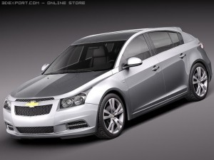 Chevrolet Cruze Hatchback 2012 Modelo 3D
