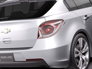 Chevrolet Cruze Hatchback 2012 3D Model