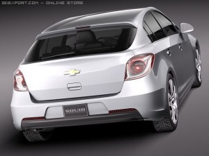 Chevrolet Cruze Hatchback 2012 3D Model