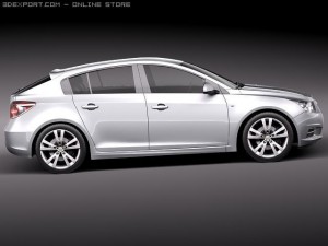 Chevrolet Cruze Hatchback 2012 3D Model