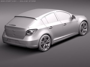 Chevrolet Cruze Hatchback 2012 3D Model