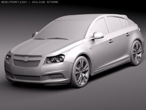 Chevrolet Cruze Hatchback 2012 3D Model