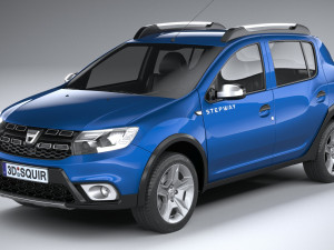 Dacia Sandero Stepway 2017-2020 Modelo 3D