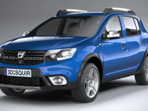 Dacia Sandero Stepway 2017-2020 Modelo 3D