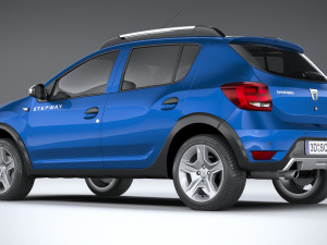 Dacia Sandero Stepway 2017-2020 Modelo 3D