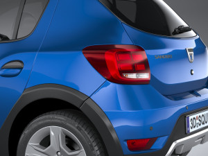 Dacia Sandero Stepway 2017-2020 Modelo 3D