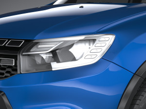 Dacia Sandero Stepway 2017-2020 Modelo 3D