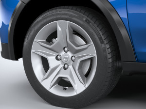 Dacia Sandero Stepway 2017-2020 Modelo 3D