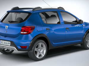 Dacia Sandero Stepway 2017-2020 Modelo 3D
