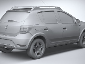 Dacia Sandero Stepway 2017-2020 Modelo 3D
