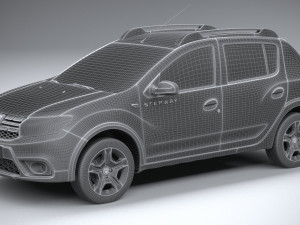 Dacia Sandero Stepway 2017-2020 Modelo 3D