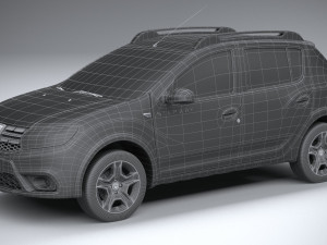 Dacia Sandero Stepway 2017-2020 Modelo 3D