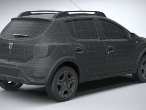 Dacia Sandero Stepway 2017-2020 Modelo 3D